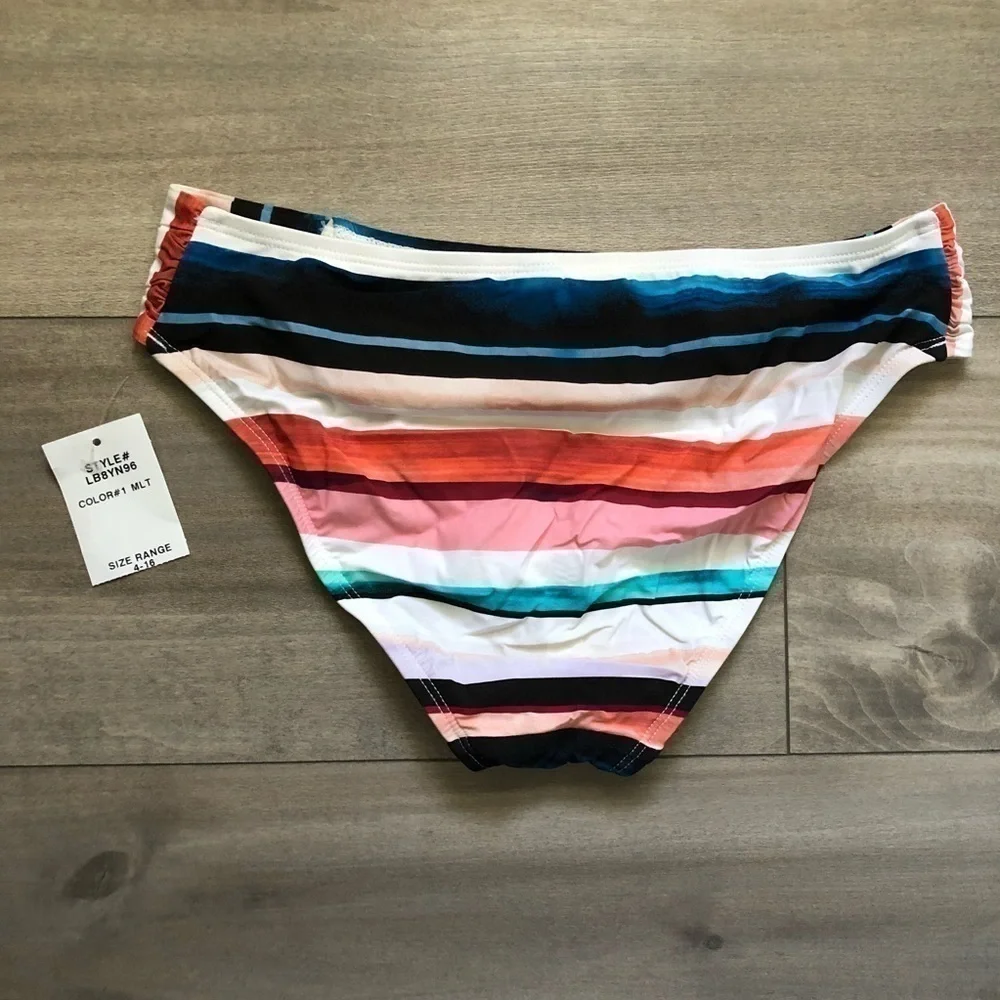 La Blanca Meridian Shirred Hipster Bikini Bottoms 6